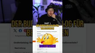 Der Bußgeldkatalog für Beleidigungen🤬👮‍♂️😂Part 1 zarbex twitch clips foryou viralshorts fyp [upl. by Eicnan]