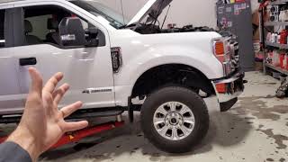 New 2020 67 Powerstroke  Fuel Filter Change  HOW TO [upl. by Assilana]