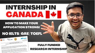 Mitacs Globallink Research Internship  Fully Funded Research Internship to Canada  Tips [upl. by Sellihca]