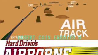 Hard Drivins Airborne Atari 1993 Attract Mode 60fps [upl. by Ylevol]