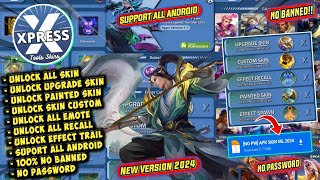 NEW INJECTOR MLBB 2024 NO PASSWORD  UNLOCK ALL SKIN MOBILE LEGENDS [upl. by Thamora321]