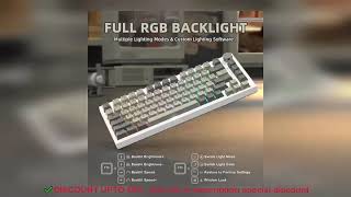 ATTACK SHARK K85 Rapid Trigger Mechanical Keyboard Magnetic Switch Adjustable Review Review [upl. by Sosthena]