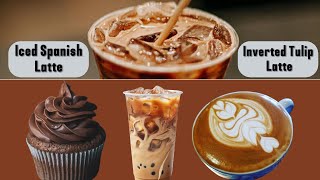 POV Iced Spanish Latte How to Inverted Tulip Latte Art  StepbyStep guide  Latte Art Tutorial [upl. by Merl301]