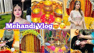 Mehandi Vlog😍✨ Finally Mehandi Hogayi😍 [upl. by Mungovan]