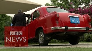 Indias iconic Ambassador car  BBC News [upl. by Anec]