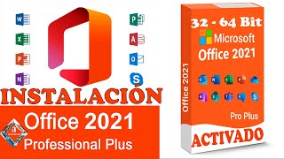 👑✌️INSTALACIÓN DE MICROSOFT OFFICE 2021  2019  ACTIVADOR en ESPAÑOL👍✌️ [upl. by Willet]