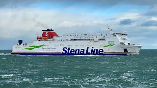 MV Stena Nordica Arrives at Holyhead 14124 [upl. by Lisetta459]