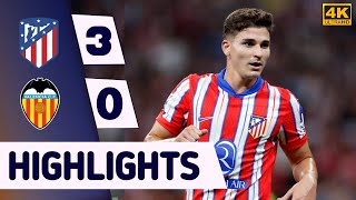 DOMINANT PERFORMANCE 😎 Atletico Madrid vs Valencia  LaLiga Highlightslaliga álvarez [upl. by Wilmott]