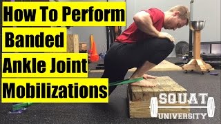 Banded Joint Mobilizations for Stiff Ankles [upl. by Elisabet]