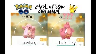 NOT VERY HUGE Lickilicky Evolution  Pokémon Go Lickitung evolution [upl. by Amleht]