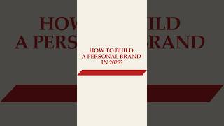 How to build your personal brand in 2025  International business strategy ft Setareh Raeisi [upl. by Sungam854]