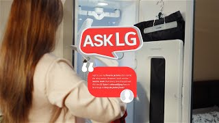 Will the LG Stylers dehumidifying feature be enough to keep my jacket fresh  AskLG [upl. by Lindemann]