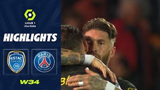 ESTAC TROYES  PARIS SAINTGERMAIN 1  3  Highlights  ESTAC  PSG  20222023 [upl. by Lardner502]