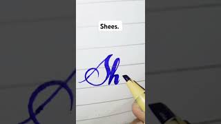 Shees name stylish calligraphy calligraphyloverwithcalligraphypen calligraphy [upl. by Daffy665]