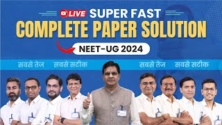 NEET 2024 Paper Solution and Answer key  Live Paper Analysis amp Discussion By BM sir  ALLENNEET [upl. by Zoubek436]