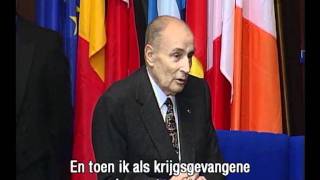 François Mitterrand Le nationalisme cest la guerre [upl. by Haraj]