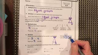 Lesson 47 Reteach Pearson Realize 20 [upl. by Curran416]