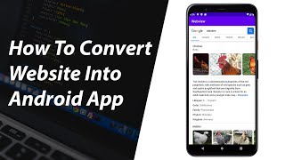 Webview in Android Studio  How to Convert Website Into Android Application [upl. by Alo103]