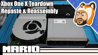 Xbox One X  Teardown Repaste amp Reassembly Guide [upl. by Garris283]