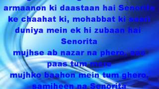 Senorita  Zindagi Na Milegi Dobara Lyrics [upl. by Yaluz282]