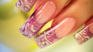 3D Encapsulated Acrylic Nails  Step by Step Tutorial [upl. by Champagne]