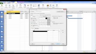 MSProject Workshop Create and Apply New Calendar  שימוש בתוכנת MS PROJECT הגדרות שימוש ביומן [upl. by Alicul]