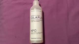 Olaplex No 0 Intensive Bond Building Treatment Review [upl. by Partan]