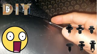 How To Remove Trunk Panel Rivet Clips With A Screwdriver [upl. by Brewer]