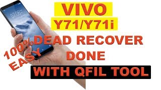 Vivo y71y71i dead recover done with Qfil tool in Bengali [upl. by Mokas718]