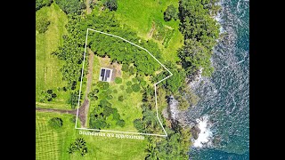 293792 Hawaii Belt Road Hakalau HI  1 Acre Oceanfront Hamakua Property with Breathtaking Views [upl. by Westbrook]