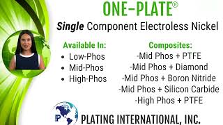 SINGLE COMPONENT Electroless Nickel Low Mid amp High Phos [upl. by Lihas814]