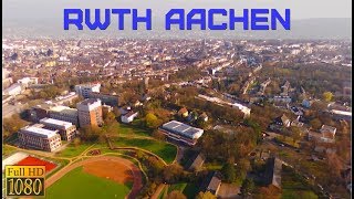 RWTH Aachen University nice drone flight over sports field Königshügel with Parrot Bebop 2 [upl. by Humph]