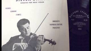 Steven Staryk  Sonatas for Solo Violin [upl. by Bamford]