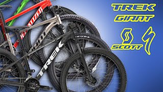 🧐💰💰 Cual es la mejor bici para iniciar en MTB Trek Giant Specialized Scott [upl. by Nylorac]