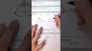 Zadanie 23 maj 2016 CKE matura z matematyki stereometria matematykagryzie [upl. by Louis]