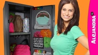 How to Organize Your Locker  Locker Organization amp Decorating Ideas [upl. by Sudnor]