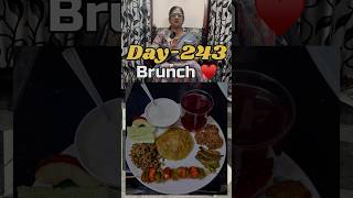 Day243 My Healthy Brunch routine😋 aruvameesaikoduvaparva vijayalakshmitulasi weightloss tasty [upl. by Nnauol]