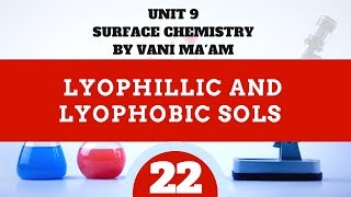 Lyophillic and Lyophobic Sols Part 22Cbse grade 12 surface chemistryUnit 5 tricks [upl. by Botsford491]