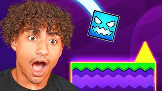 Playing Geometry Dash For The First Time [upl. by Gawen]