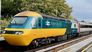 BRANCH LINE SOCIETY PINES EXPRESS LEEDS TO SWANAGE XC HST FAREWELL TOUR BASINGSTOKE ON 26 SEPT 2023 [upl. by Carmina186]