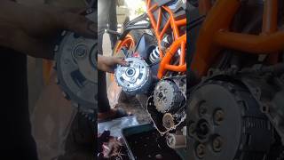 slipper clutch installation KTM RC 390 BS3 ktm ktmrc390 shorts [upl. by Streeto]