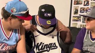 New Sacramento Kings De’Aaron Fox jersey unboxing and review 2324 uniform set [upl. by Hound]