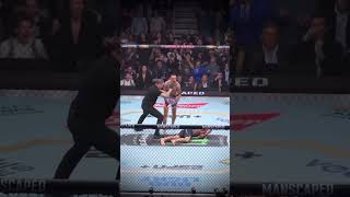 Max Holloway Vs Justin Gaethje ufc 300 knockoutcombat warriors ufc knockout [upl. by Fawna]