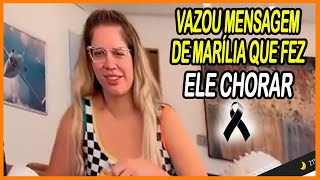 😭MURILO RUFF DESCOBRE MENSAGEM QUE MARÍLIA MENDONÇA DEIXOU E SE EMOCIONA [upl. by Amadeus]