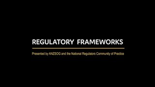 Regulatory frameworks [upl. by Richlad]