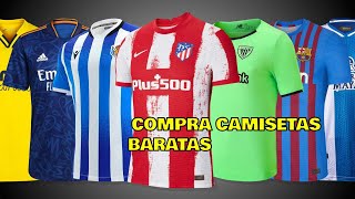 DONDE COMPRAR CAMISETAS DE FUTBOL BARATAS [upl. by Znieh665]