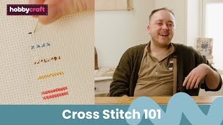 Cross Stitch for Beginners  Get Started in Cross Stitch  Hobbycraft [upl. by Lory]