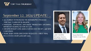 Sept 2024 JampJ Bankruptcy Update Suboxone Updates Ozempic CMC Recap amp Toxic Baby Food Discovery [upl. by Talich]