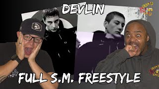 DEVLIN AINT HUMAN  Americans React to Devlin Full SM Freestyle [upl. by Cash]