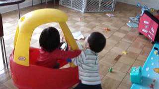 Katie Shin 984th Michael Shin 426th little tikes 30th Cozy Coupe [upl. by Hildie]